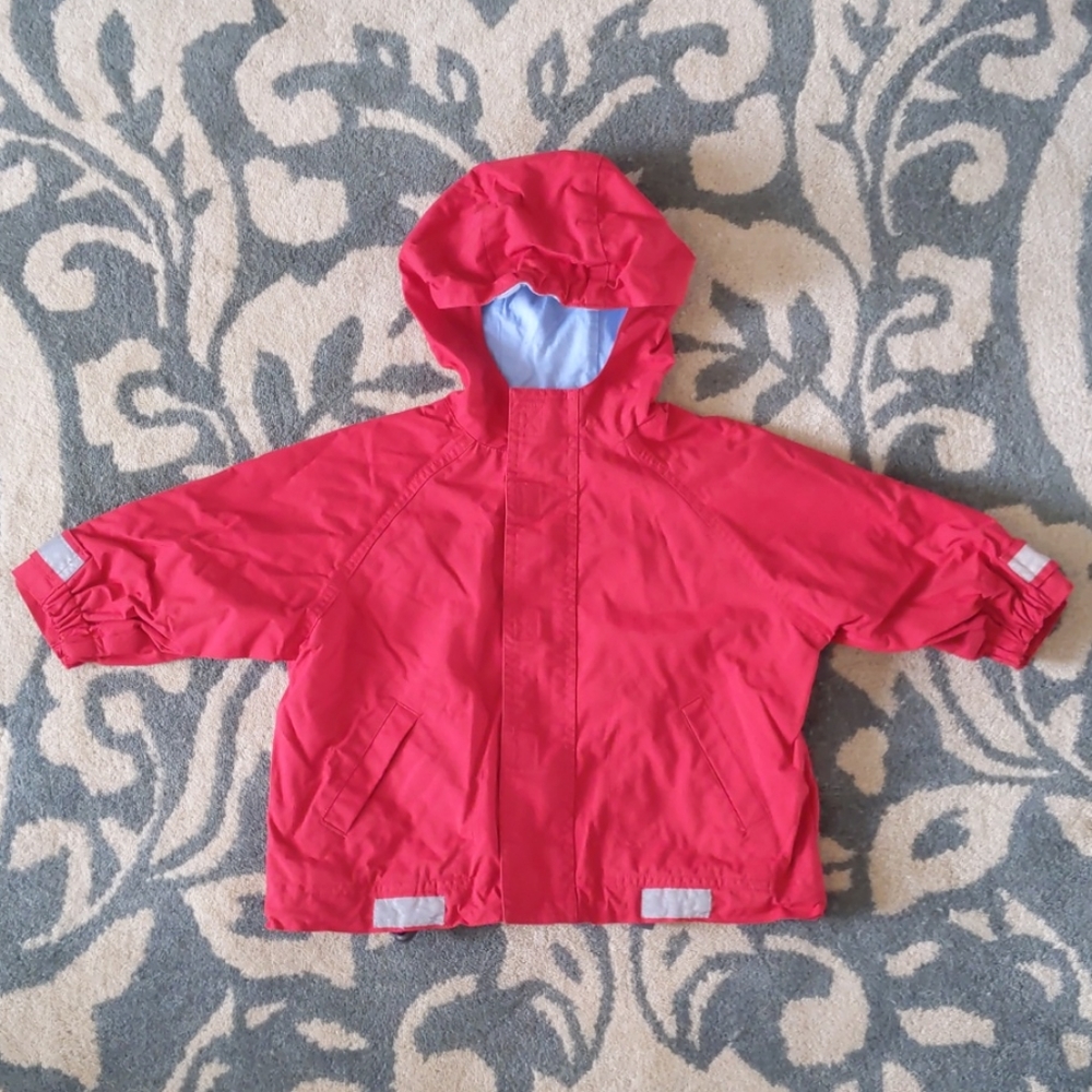Hanna Andersson 80 (18-24m) mid weight hooded red jacket